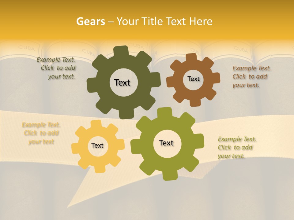 Pleasure Handmade Humidor PowerPoint Template