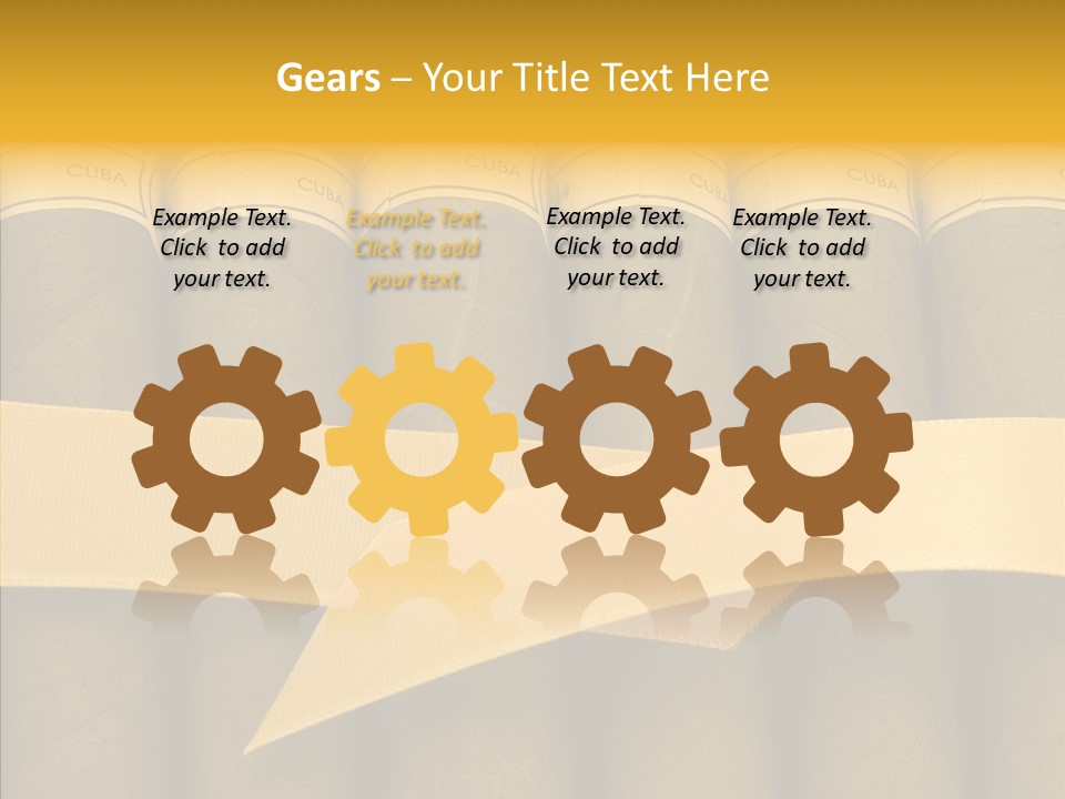 Pleasure Handmade Humidor PowerPoint Template