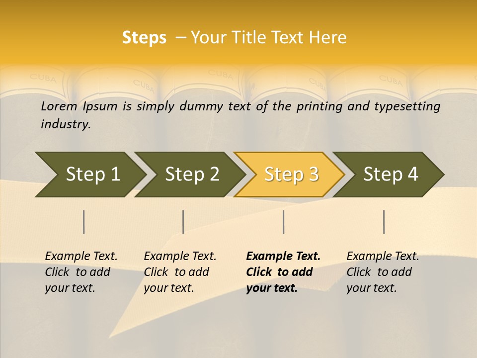 Pleasure Handmade Humidor PowerPoint Template
