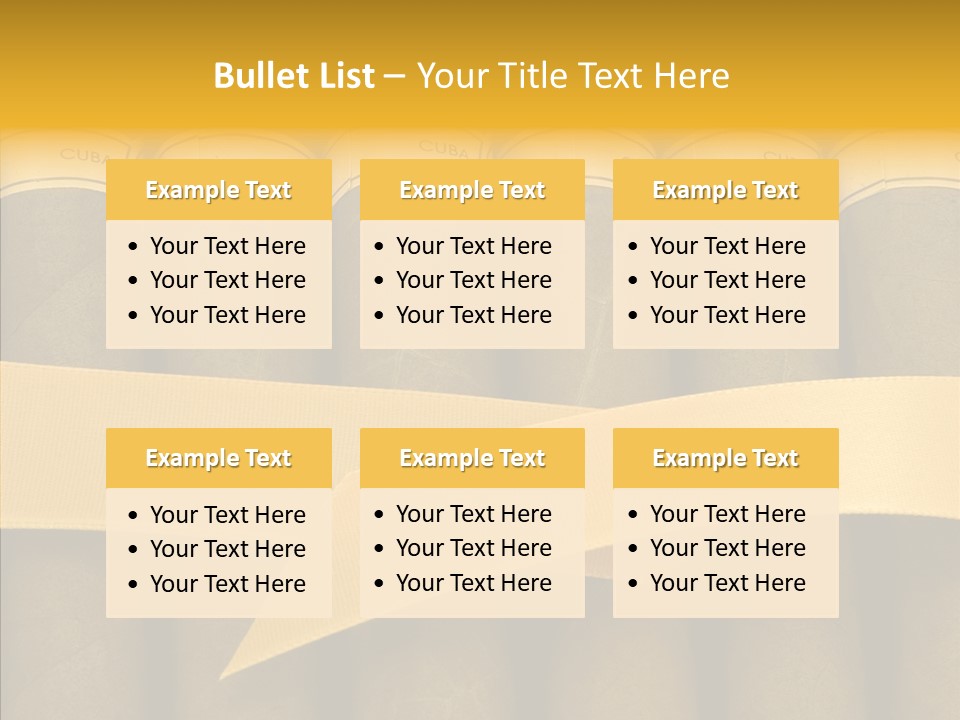 Pleasure Handmade Humidor PowerPoint Template