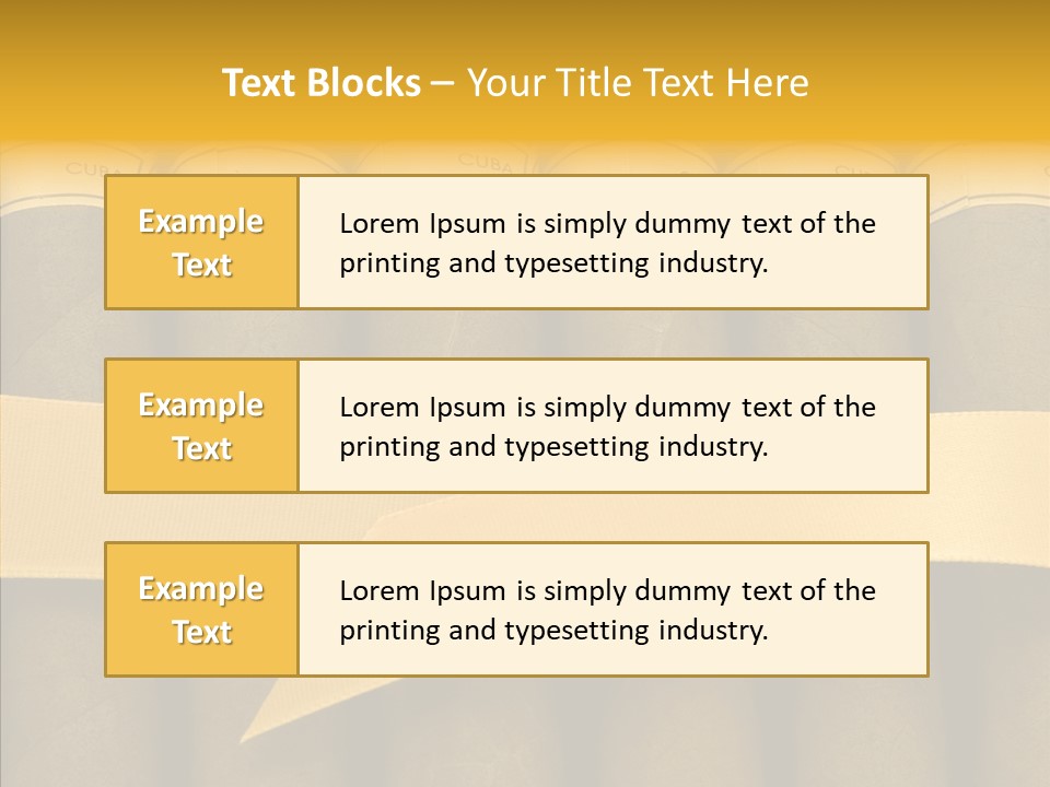 Pleasure Handmade Humidor PowerPoint Template