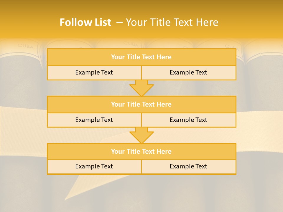 Pleasure Handmade Humidor PowerPoint Template
