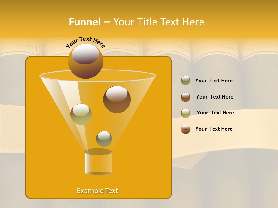 Pleasure Handmade Humidor PowerPoint Template