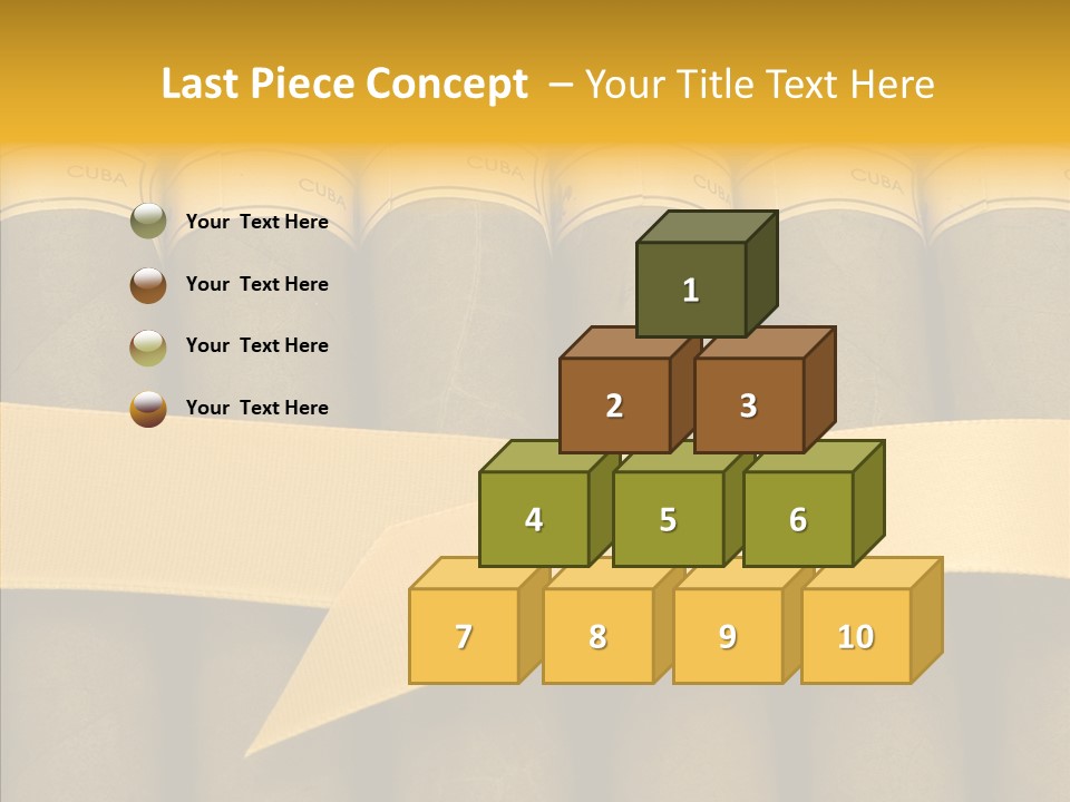 Pleasure Handmade Humidor PowerPoint Template