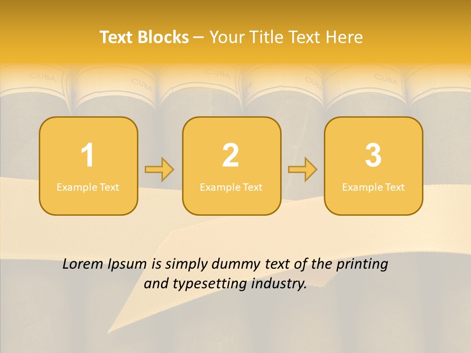 Pleasure Handmade Humidor PowerPoint Template