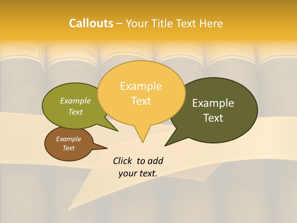 Pleasure Handmade Humidor PowerPoint Template