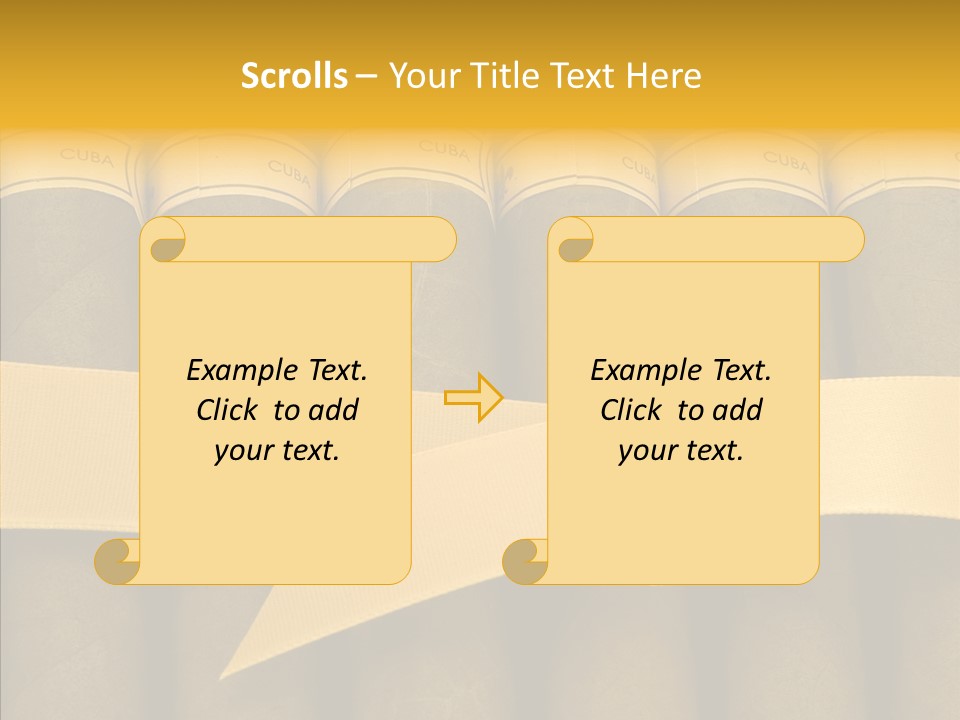 Pleasure Handmade Humidor PowerPoint Template