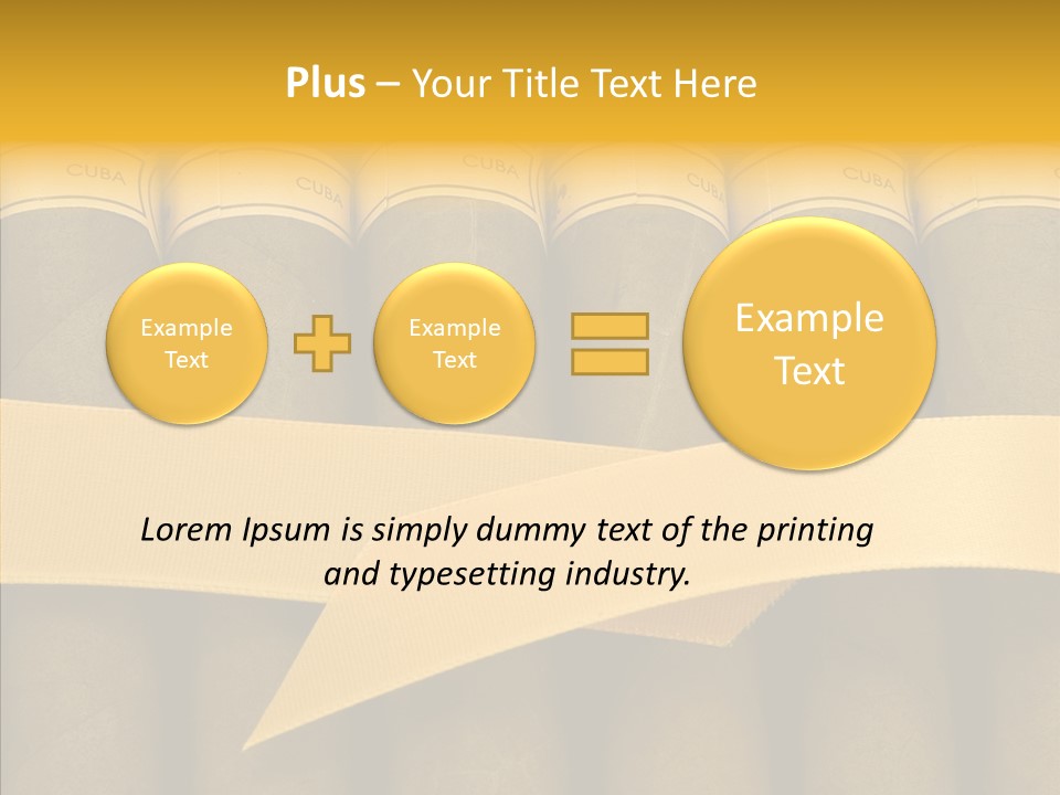 Pleasure Handmade Humidor PowerPoint Template