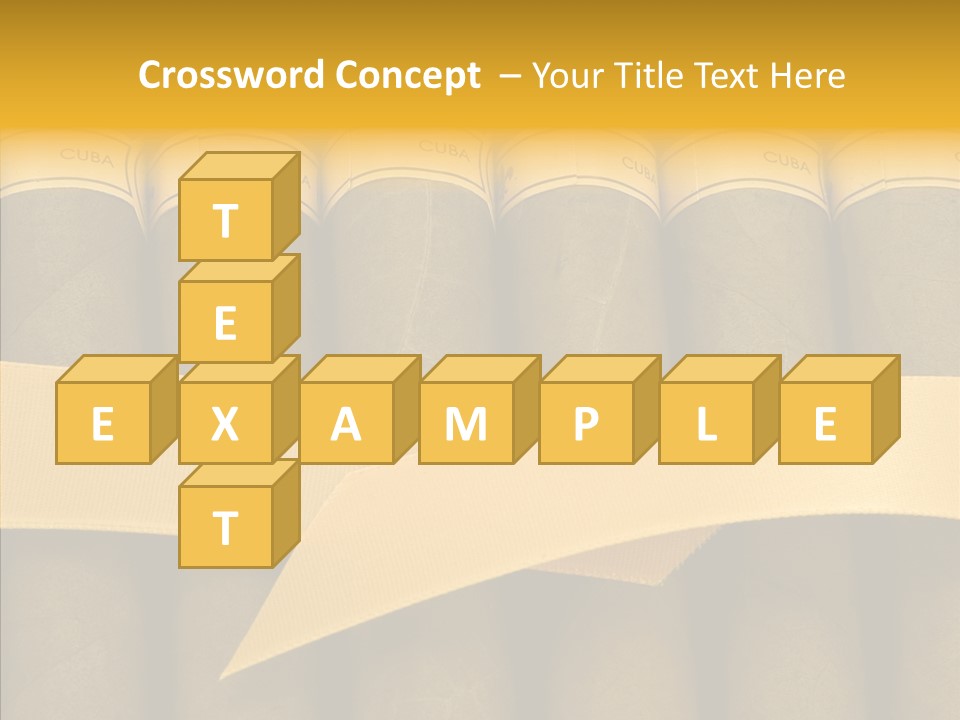 Pleasure Handmade Humidor PowerPoint Template