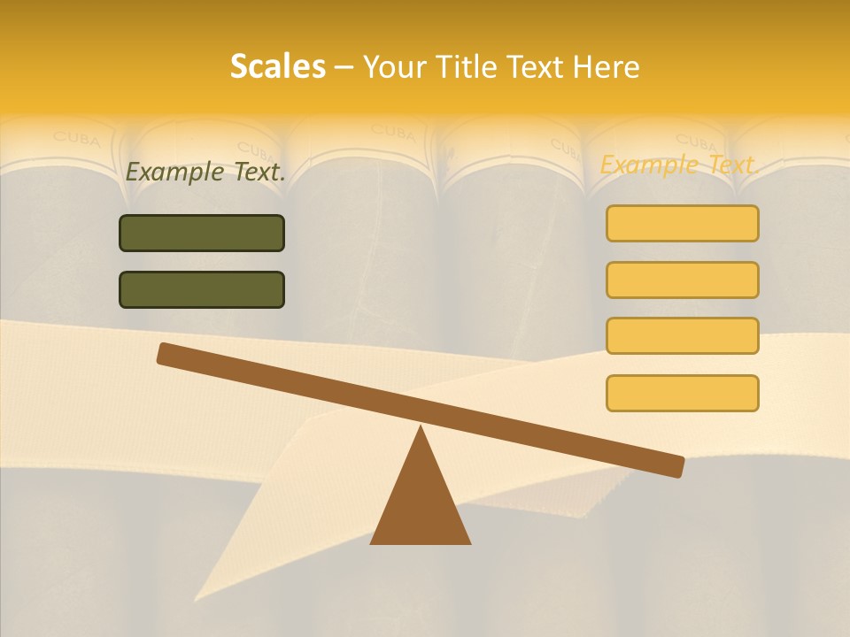 Pleasure Handmade Humidor PowerPoint Template
