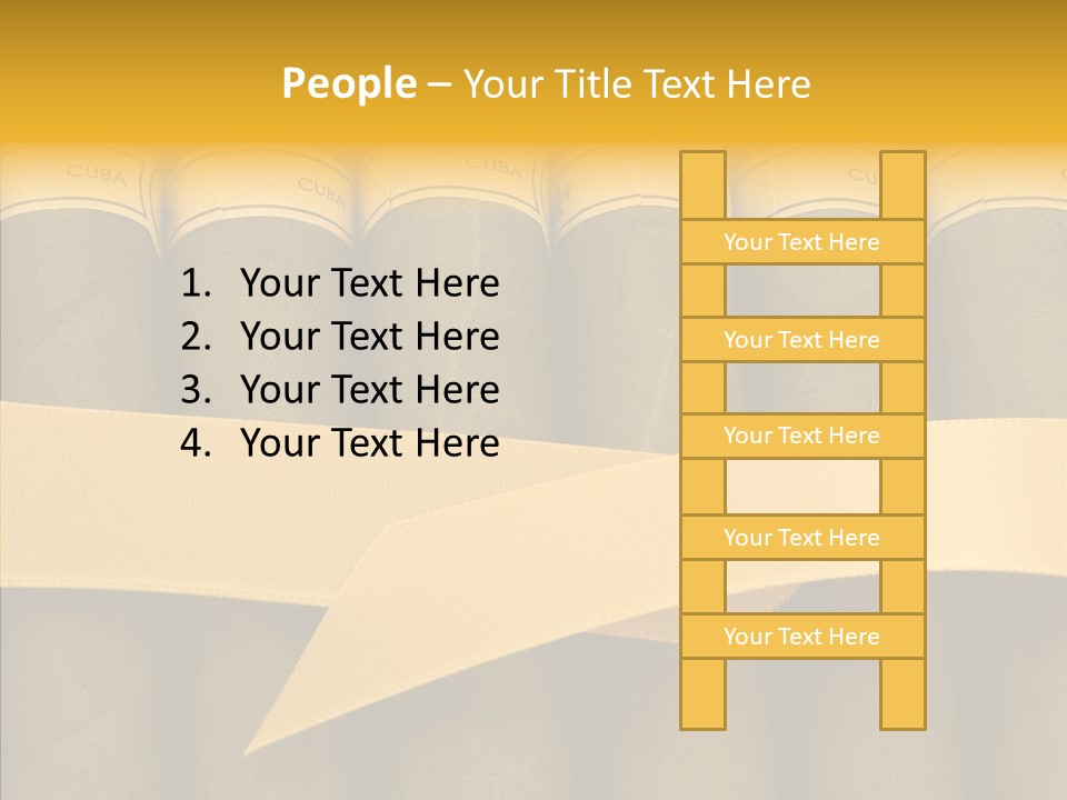 Pleasure Handmade Humidor PowerPoint Template