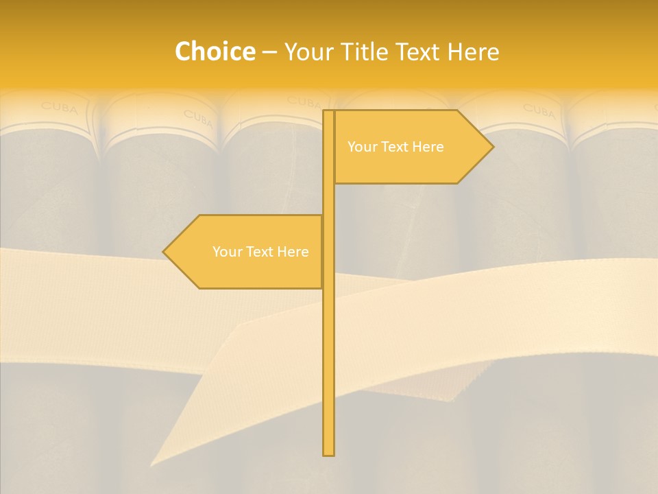 Pleasure Handmade Humidor PowerPoint Template