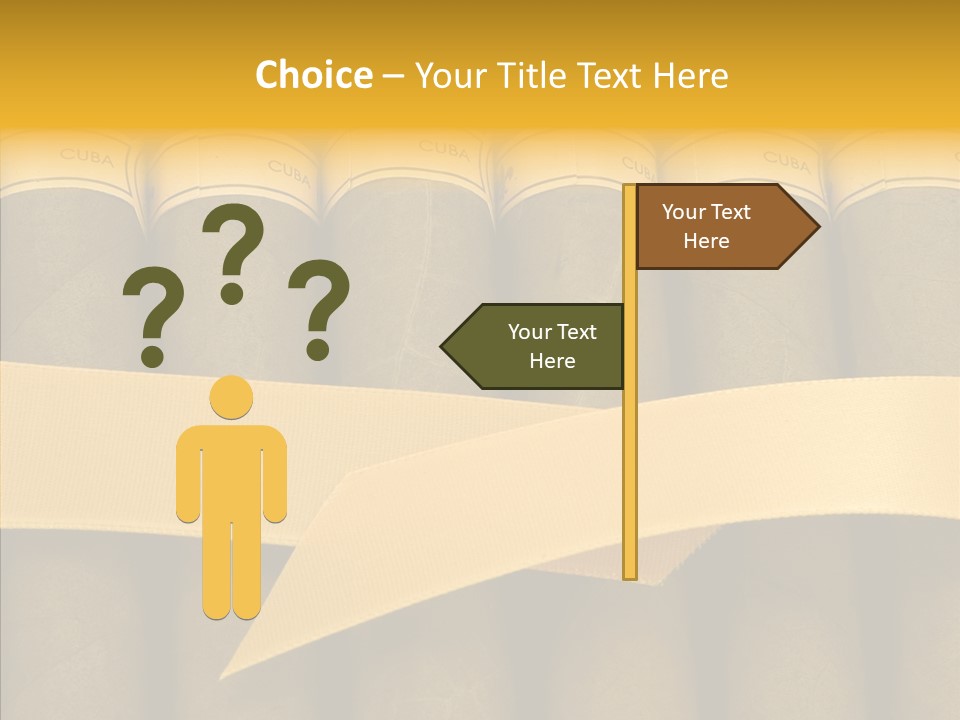 Pleasure Handmade Humidor PowerPoint Template