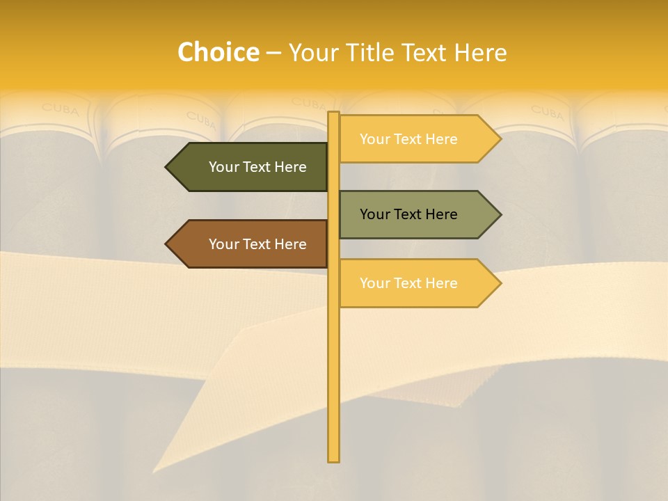 Pleasure Handmade Humidor PowerPoint Template