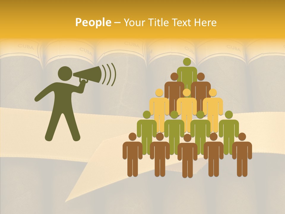 Pleasure Handmade Humidor PowerPoint Template