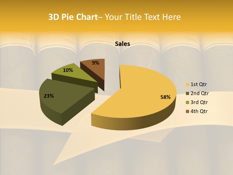 Pleasure Handmade Humidor PowerPoint Template
