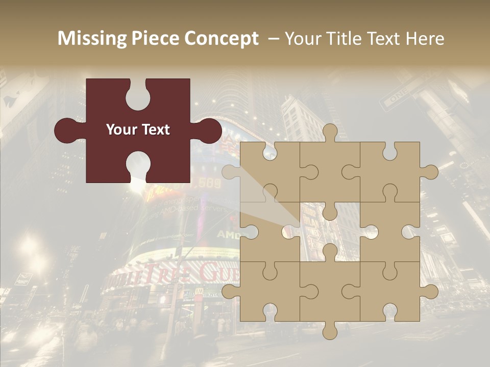 Illuminated Year Modern PowerPoint Template