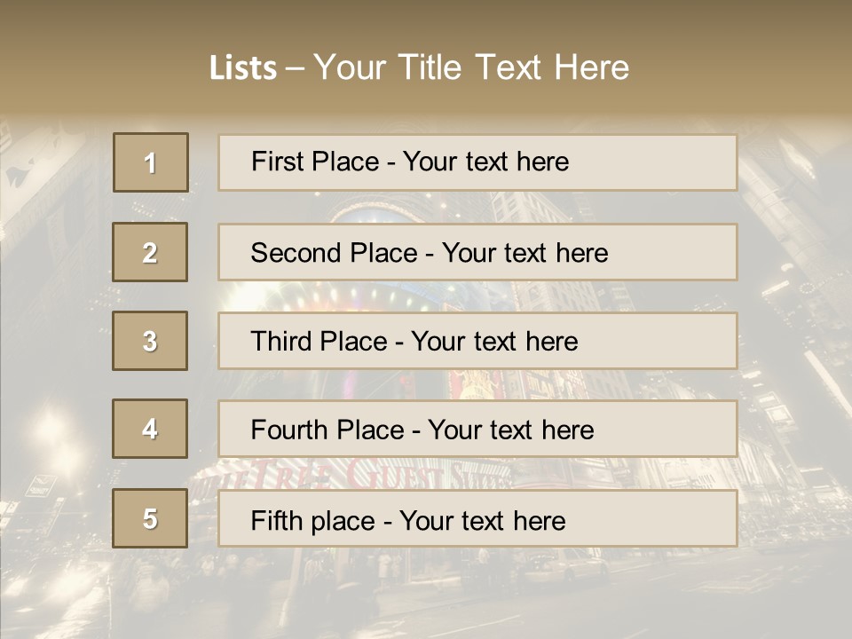 Illuminated Year Modern PowerPoint Template