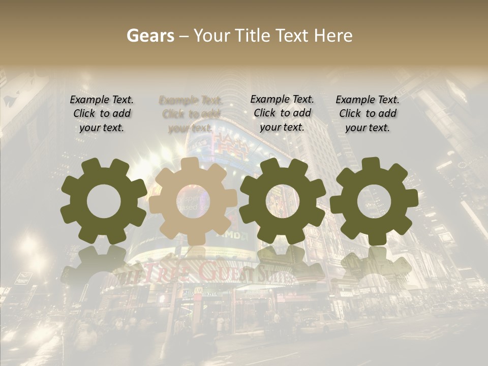 Illuminated Year Modern PowerPoint Template