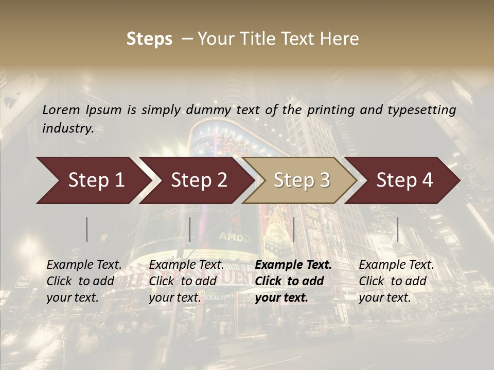 Illuminated Year Modern PowerPoint Template
