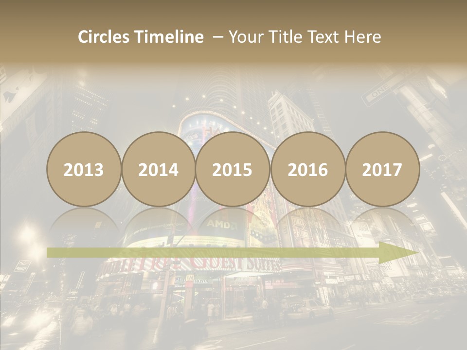 Illuminated Year Modern PowerPoint Template