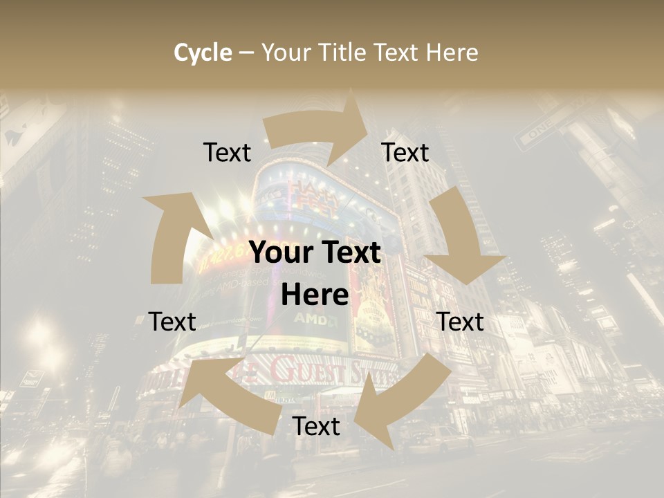 Illuminated Year Modern PowerPoint Template
