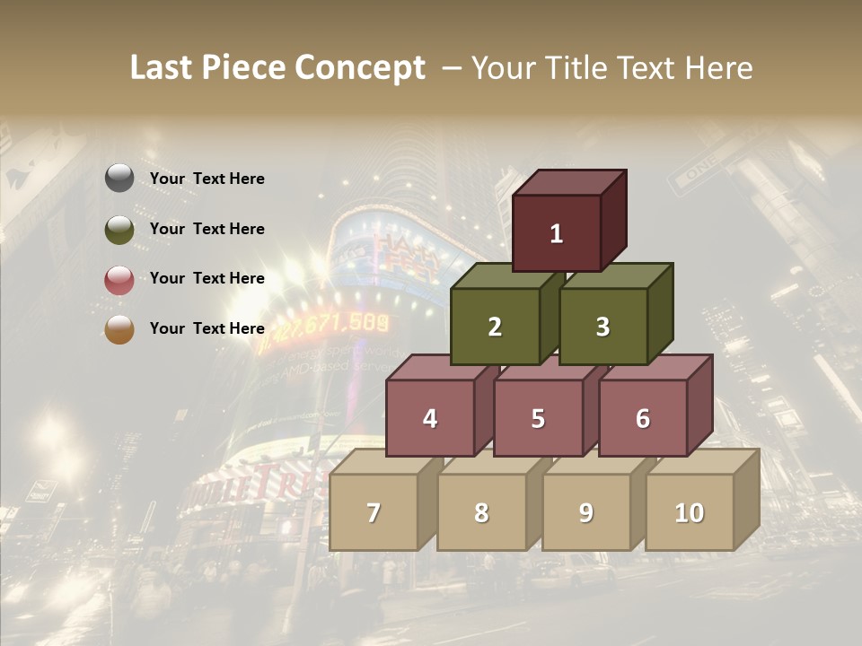 Illuminated Year Modern PowerPoint Template