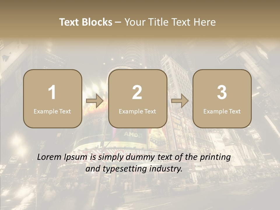 Illuminated Year Modern PowerPoint Template