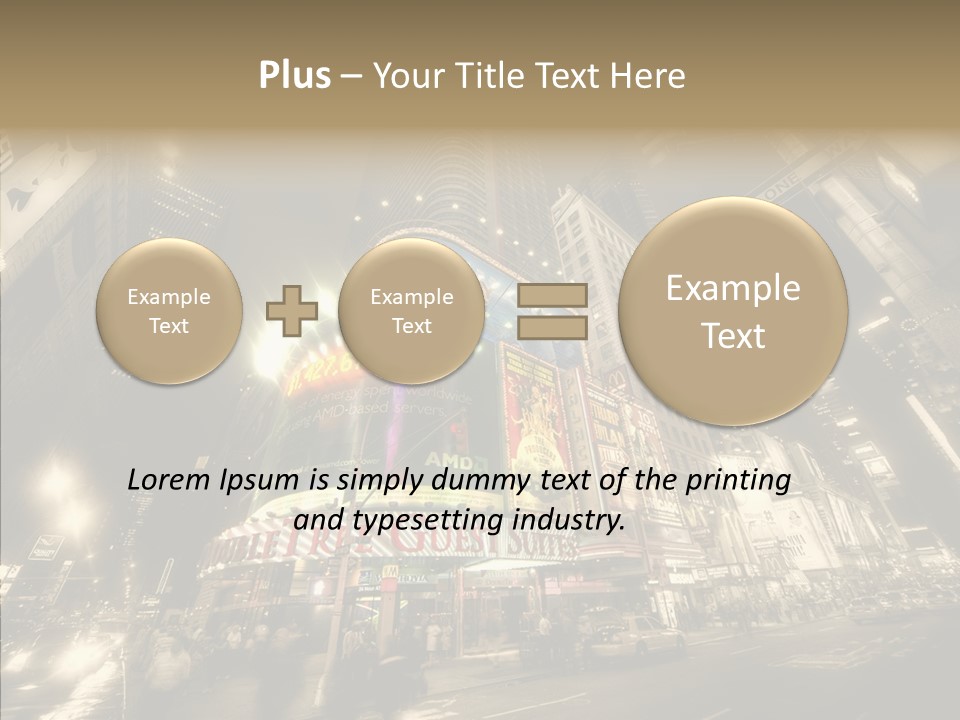 Illuminated Year Modern PowerPoint Template