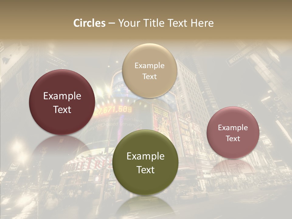 Illuminated Year Modern PowerPoint Template