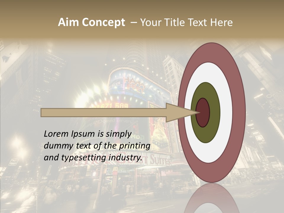 Illuminated Year Modern PowerPoint Template