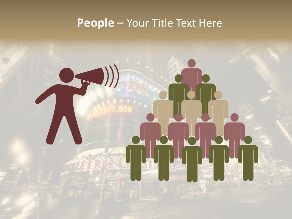 Illuminated Year Modern PowerPoint Template