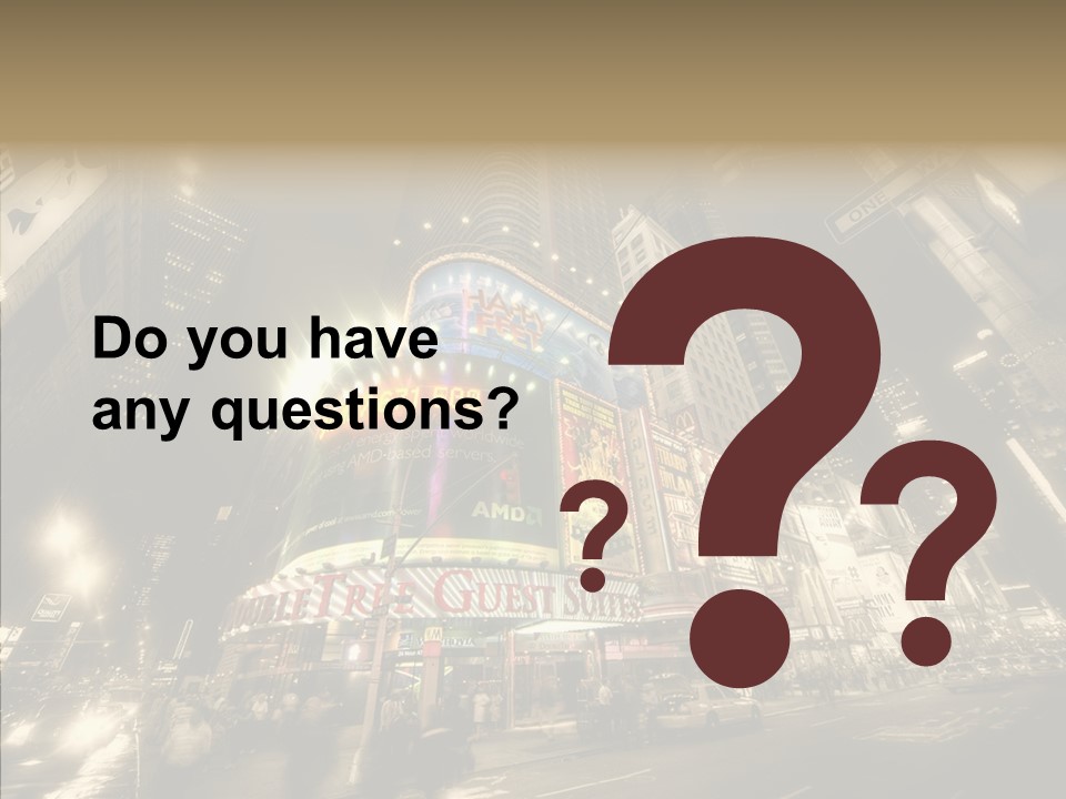 Illuminated Year Modern PowerPoint Template