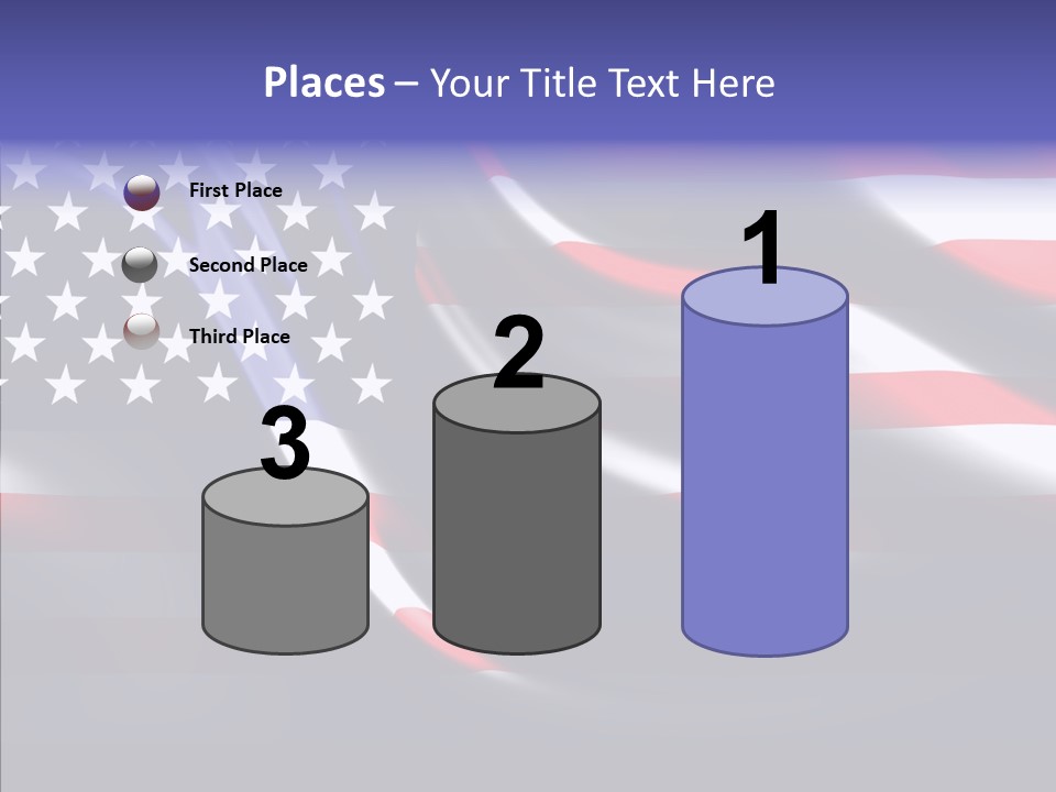 Anthem Blue Stripes PowerPoint Template