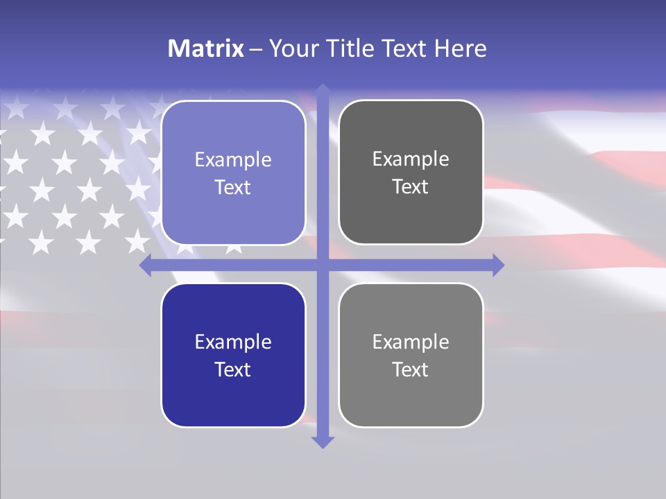 Anthem Blue Stripes PowerPoint Template