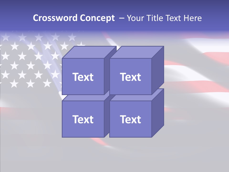 Anthem Blue Stripes PowerPoint Template