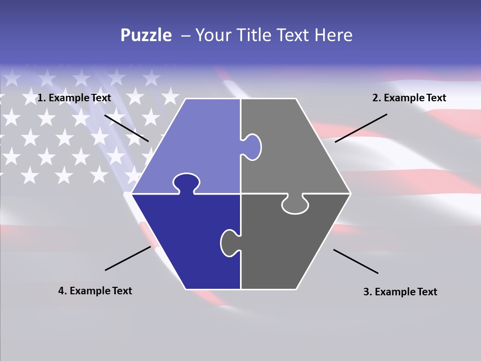 Anthem Blue Stripes PowerPoint Template