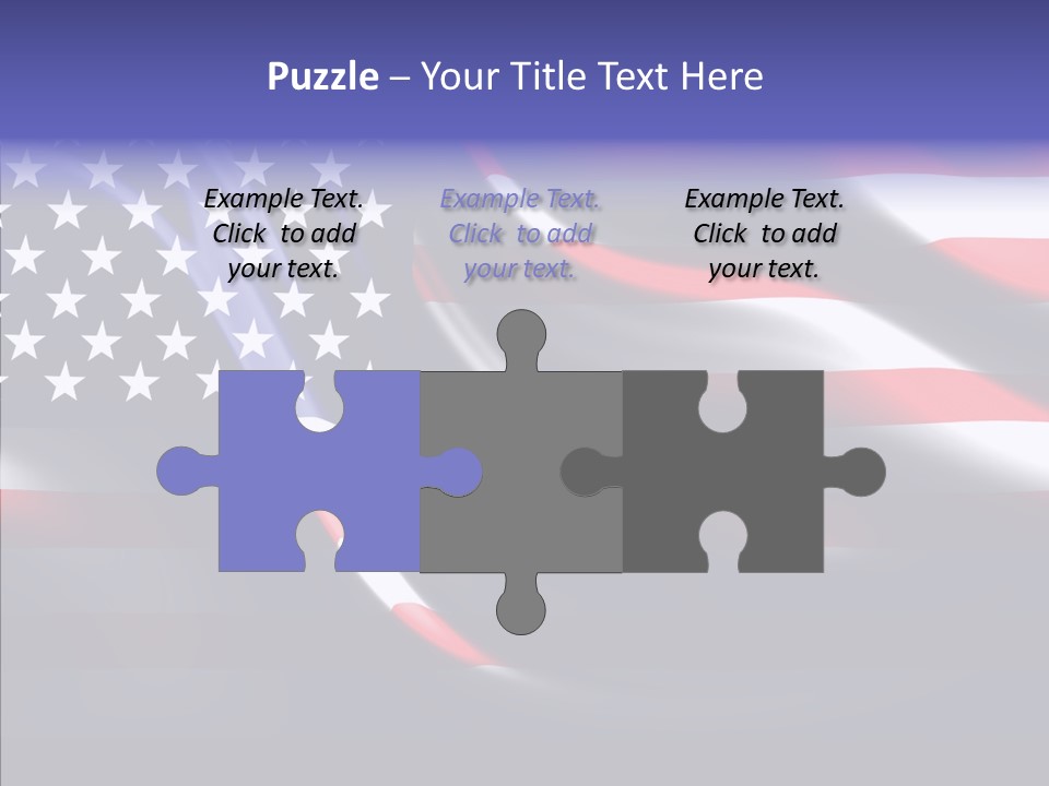 Anthem Blue Stripes PowerPoint Template