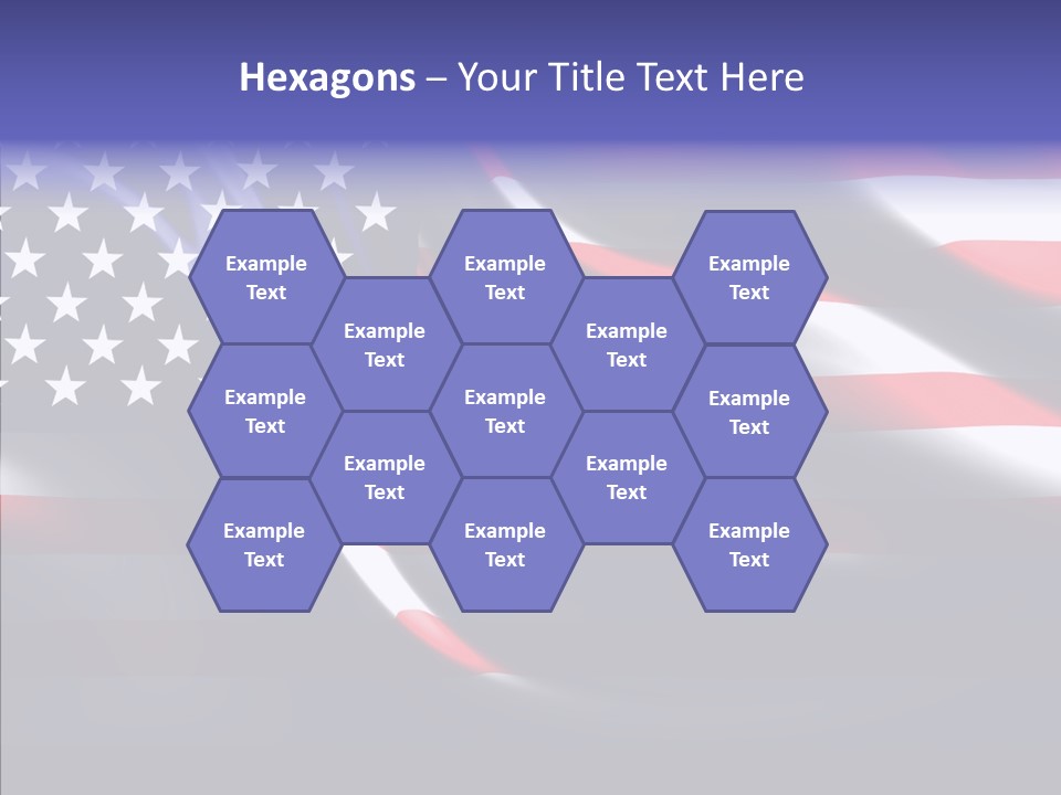 Anthem Blue Stripes PowerPoint Template