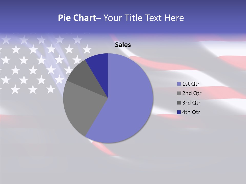 Anthem Blue Stripes PowerPoint Template