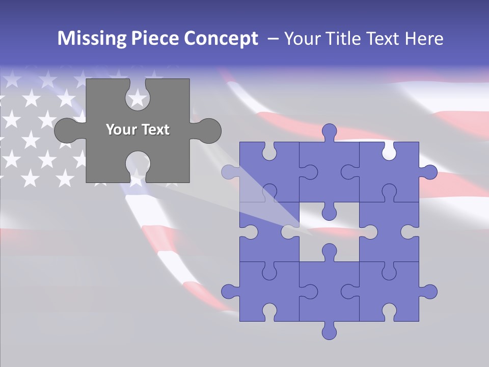 Anthem Blue Stripes PowerPoint Template