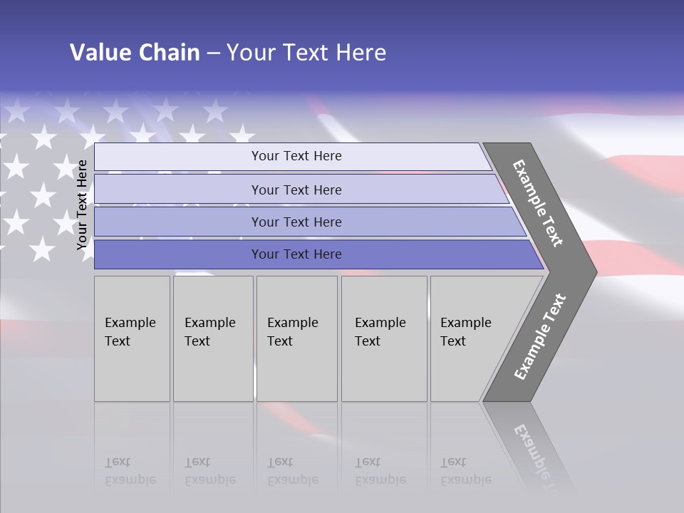 Anthem Blue Stripes PowerPoint Template