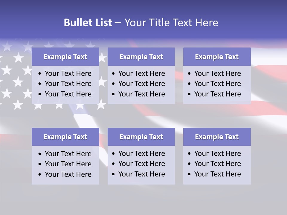 Anthem Blue Stripes PowerPoint Template