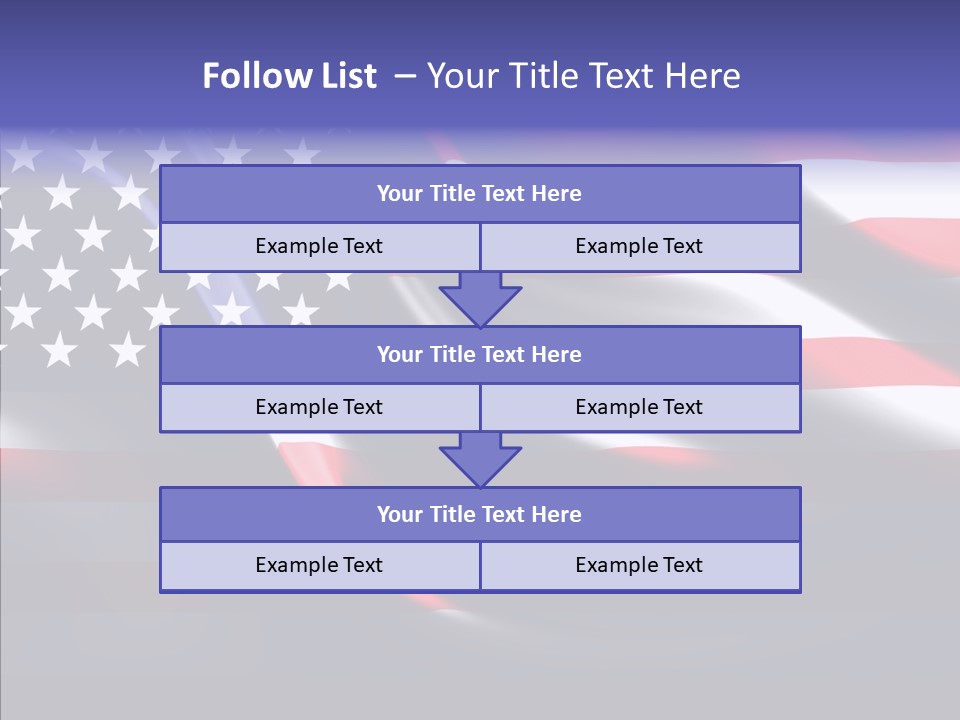 Anthem Blue Stripes PowerPoint Template