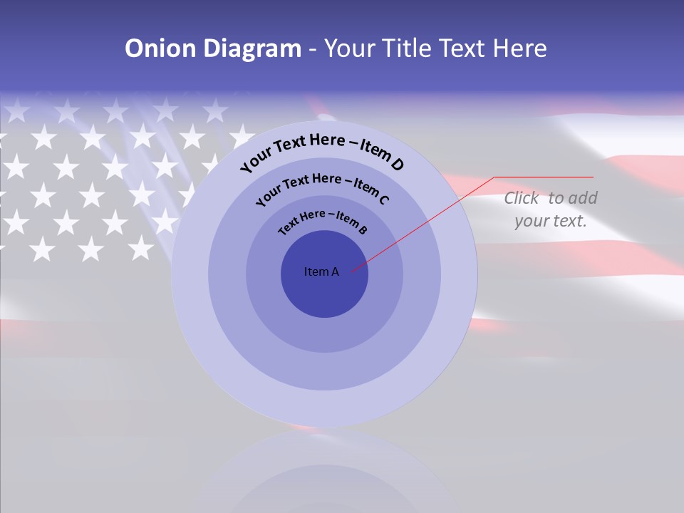 Anthem Blue Stripes PowerPoint Template