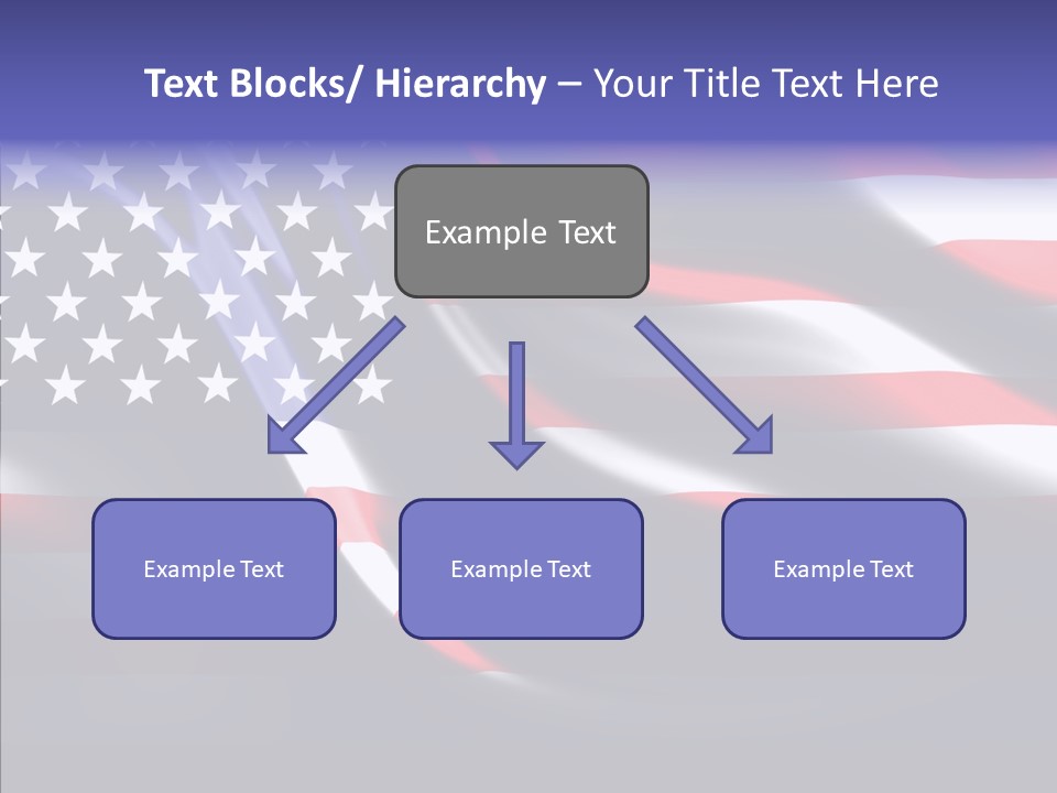 Anthem Blue Stripes PowerPoint Template