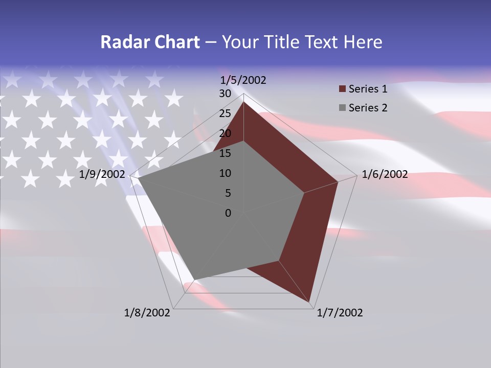 Anthem Blue Stripes PowerPoint Template