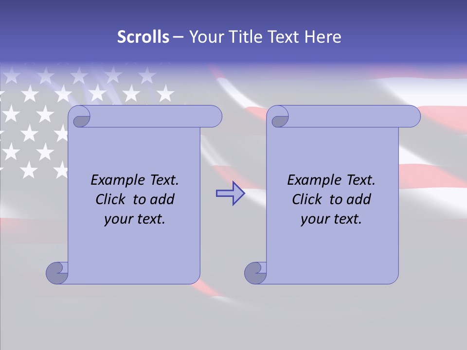Anthem Blue Stripes PowerPoint Template