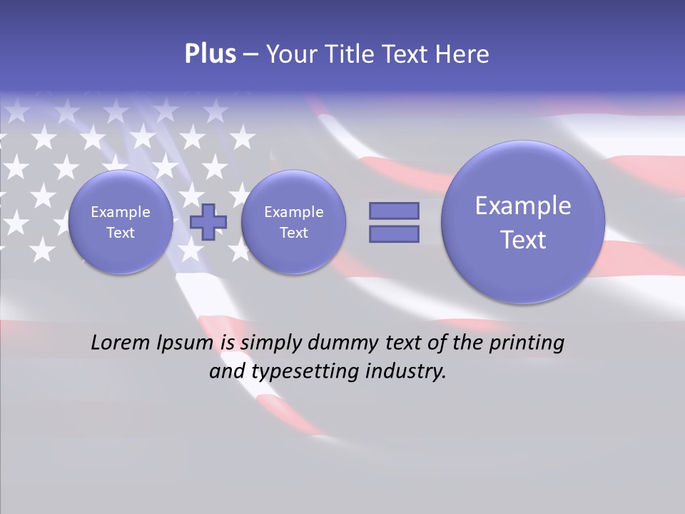 Anthem Blue Stripes PowerPoint Template