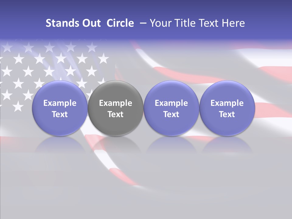 Anthem Blue Stripes PowerPoint Template